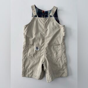 Ralph Lauren Sport Vintage Baby Tan Overalls Size 18-24M
